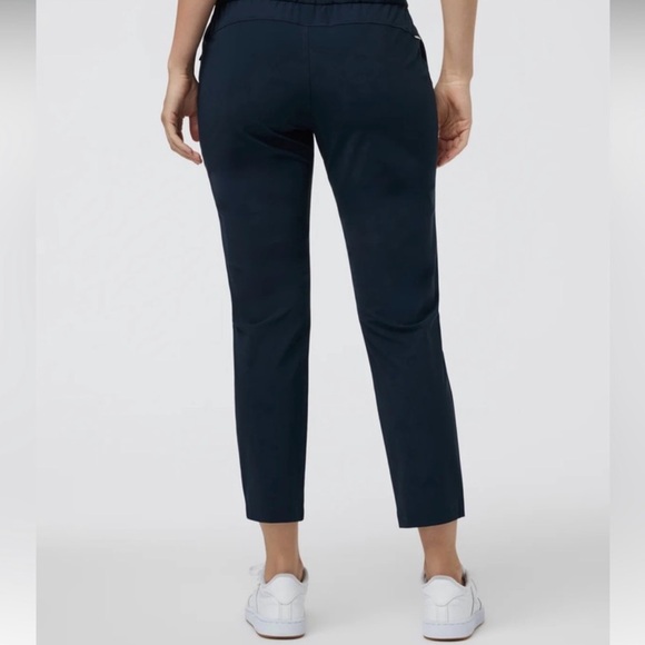 NWT Vuori Miles Ankle Crop Black Trouser Pants Travel Lightweight Packable XS - Picture 3 of 12